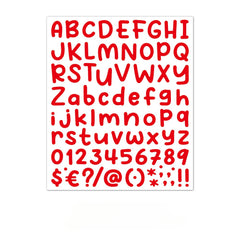10 Sheets 810pcs Letter Stickers Self Adhesive Vinyl Waterproof Mailbox Numbers