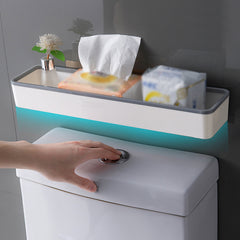 Shower Caddy Bathroom Organizer Wall Hanging Self Adhesive Storage Box