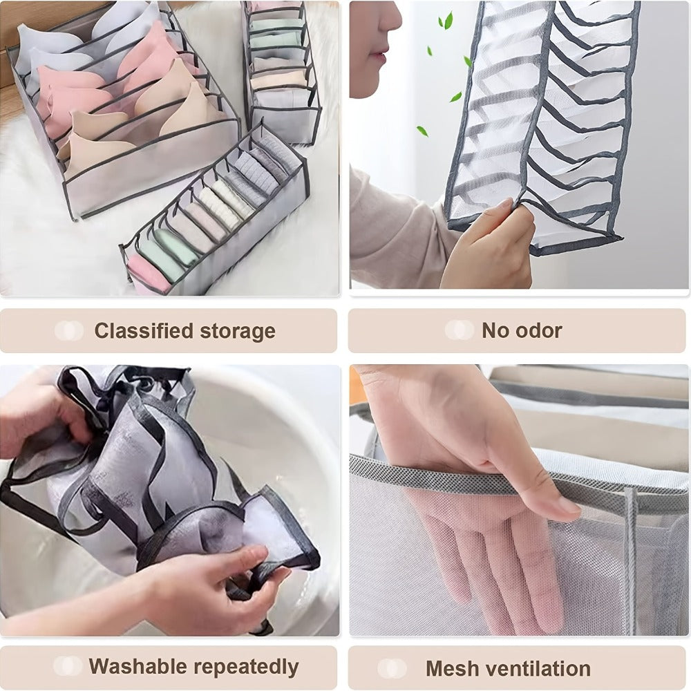 Foldable Bra & Panty Organizer Underwear Storage Box Drawer