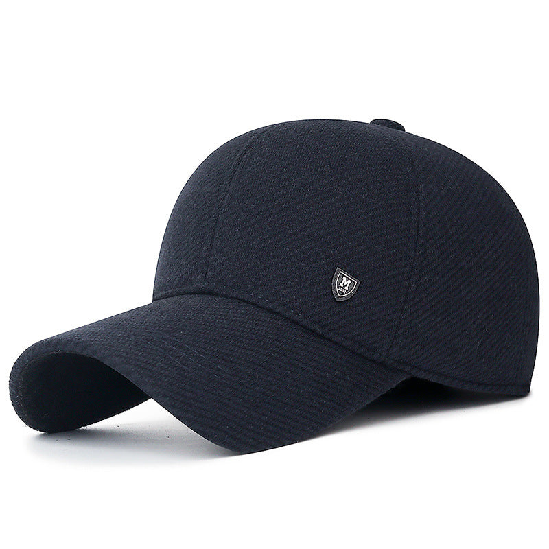 Men's Winter Ear Protection Warm Baseball Cap Thick Cotton Hat