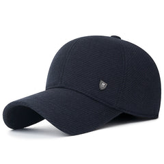 Men's Winter Ear Protection Warm Baseball Cap Thick Cotton Hat