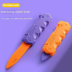 3D Gravity Spring Carrot Telescopic Dagger To Decompress And Decompress