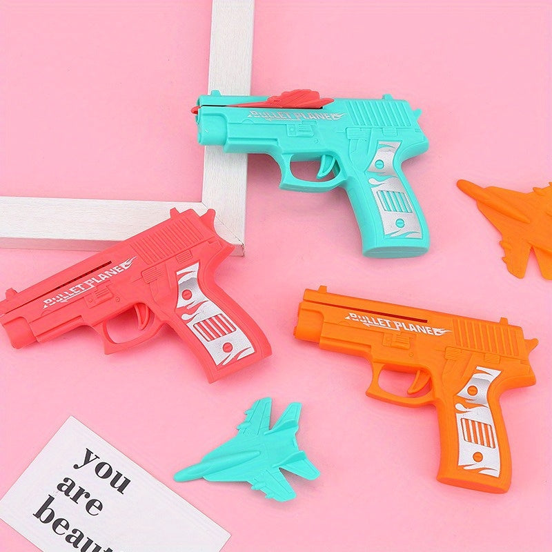 Catapult Aircraft Toy Gun Launcher Pistol Unpack Holiday