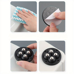 4 Mini 360 Rotatable Wheel Caster Pack with Adhesive