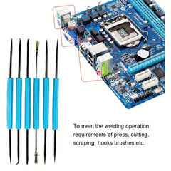 6pcs Solder Assist Repair Tool Double-sided Soldering Aid Set