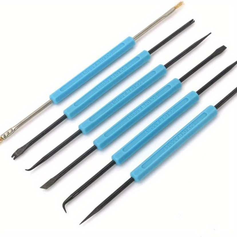 6pcs Solder Assist Repair Tool Double-sided Soldering Aid Set