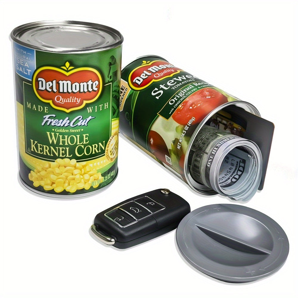 Hidden Compartment Diversion Safe Can Secret Hiding Container Tin Kitchen