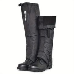 Warm Waterproof Leg Gaiters for Hiking Adjustable Snow Boot Gaiters