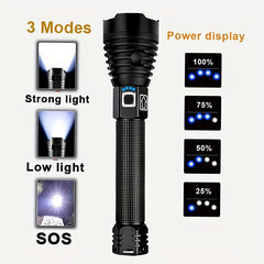 Waterproof LED Flashlight 3 Lighting Modes