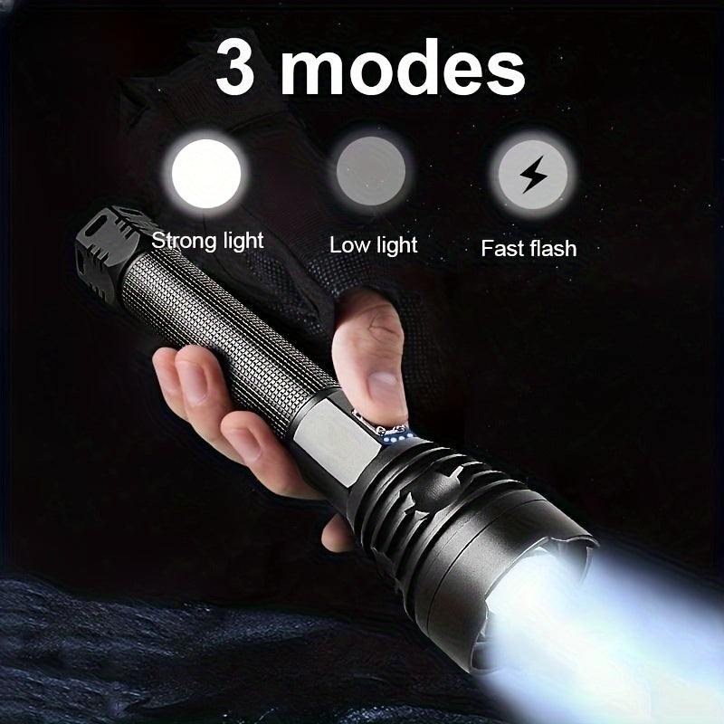 Waterproof LED Flashlight 3 Lighting Modes