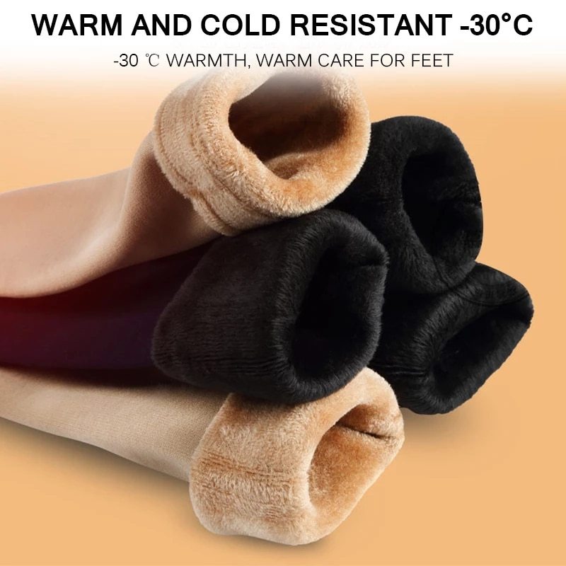 1 Pair Winter Thick Warm Socks Soft Comfortable Floor Socks