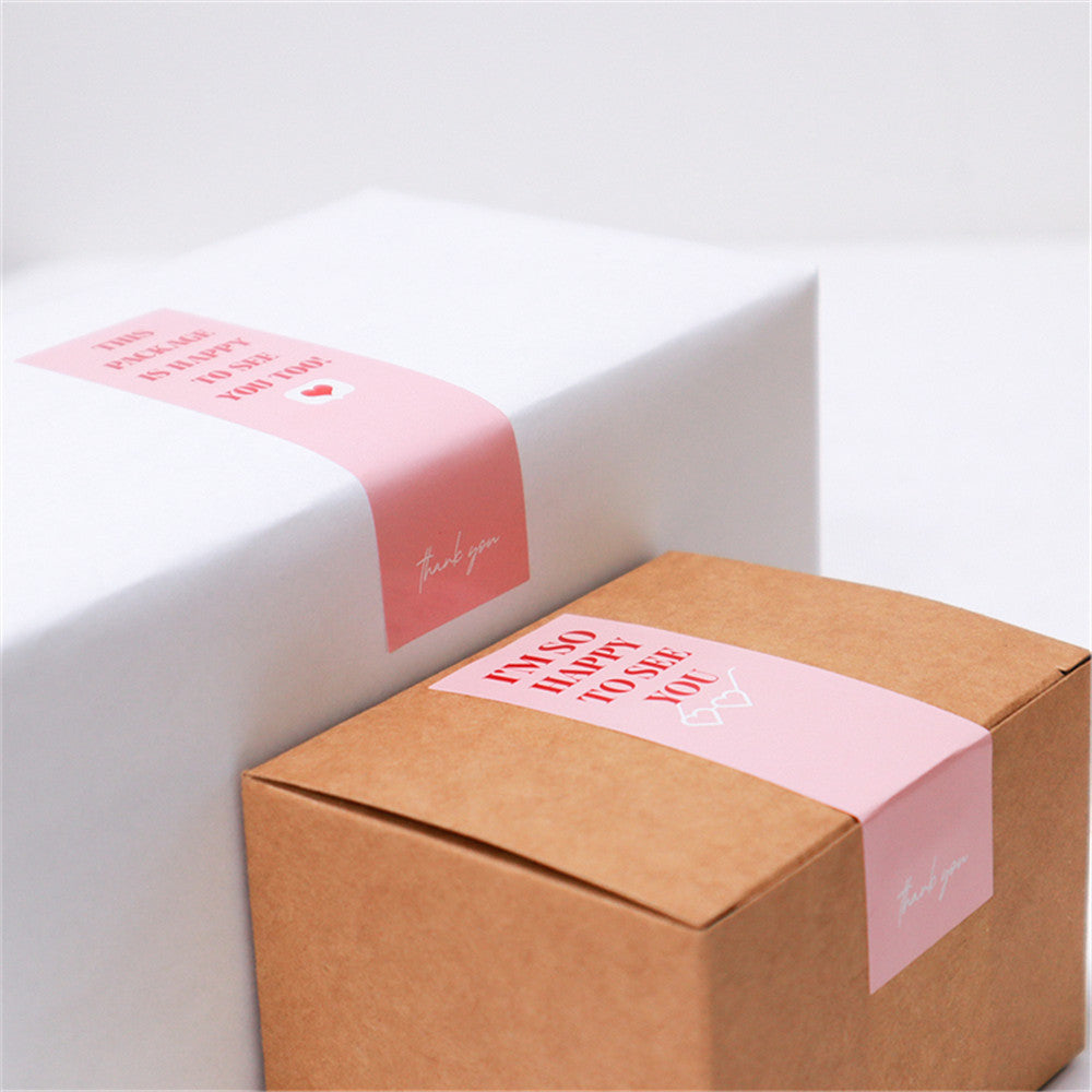 100pcs Thank You Sticker Seal Labels for Small Business Gift Decor