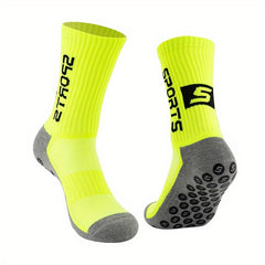 Sports Crew Socks Non-slip Wear-resistant Grip Socks
