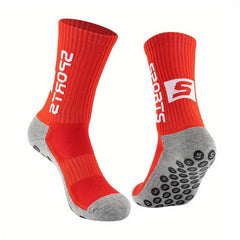 Sports Crew Socks Non-slip Wear-resistant Grip Socks