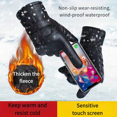 Men's Waterproof Winter Touch Screen Gloves