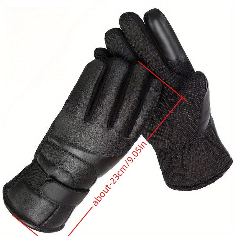 Men's Waterproof Winter Touch Screen Gloves