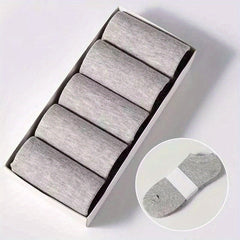 Men's Solid Liner Anklets Socks Breathable Soft Sweat Absorbent