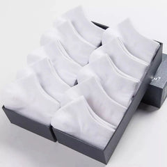 Men's Solid Liner Anklets Socks Breathable Soft Sweat Absorbent