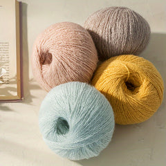 2pcs Fine Wool Thread For Crocheting Knitting T shirts Shawls Scarves