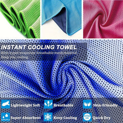 Soft Cooling Towel Microfiber Quick Drying Sports Towel 101 x 30 - Yoga Golf Gym