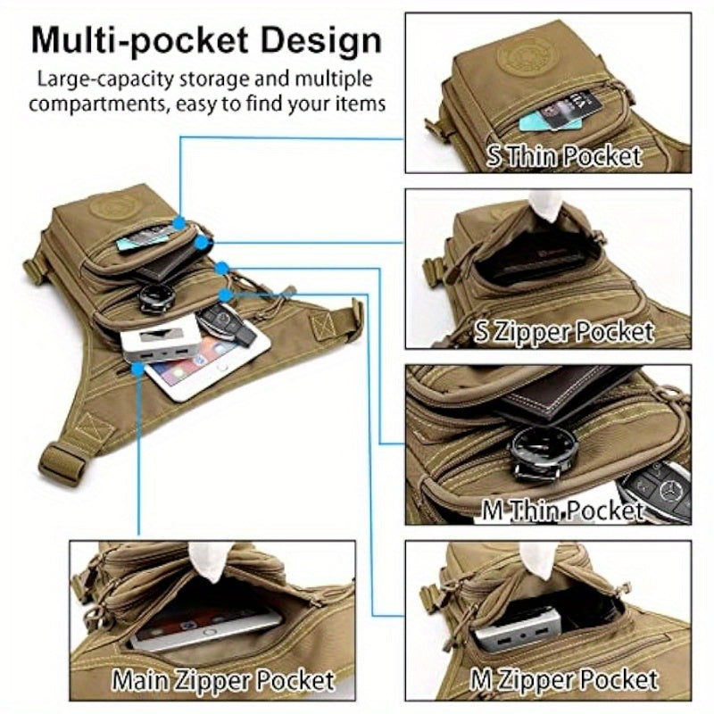 EAGLADE Fanny Packs Waterproof Waist Bags for Travel Running Hiking