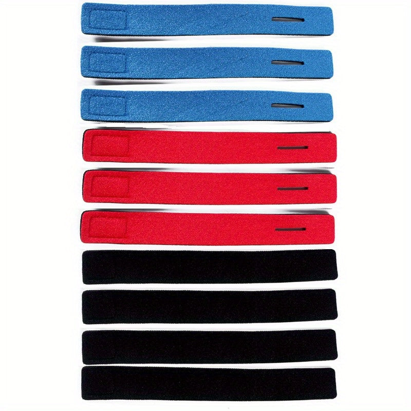 10pcs Fishing Rod Belt Tackle Ties for Casting Stretchy Straps Rob Protection