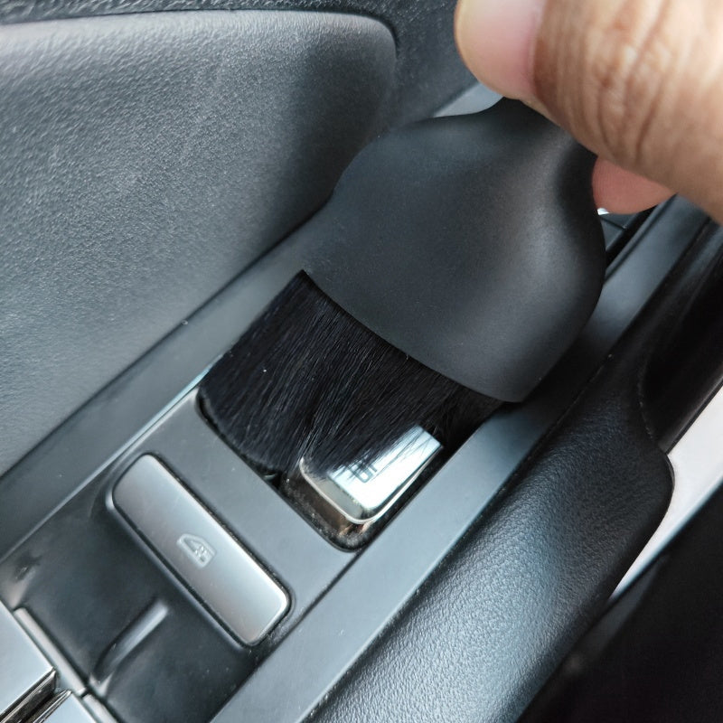 2pcs Car Interior Dust Removal Brush Air Outlet Cleaning Brush
