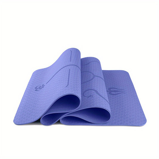 Non Slip Yoga Mat Thicken Widen Soft Fitness Mat Comfortable Workouts