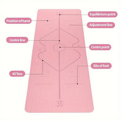 Non Slip Yoga Mat Thicken Widen Soft Fitness Mat Comfortable Workouts