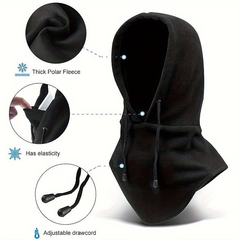 Unisex Thermal Knitted Mask Full Face Cover Outdoor Sports Cycling Balaclava