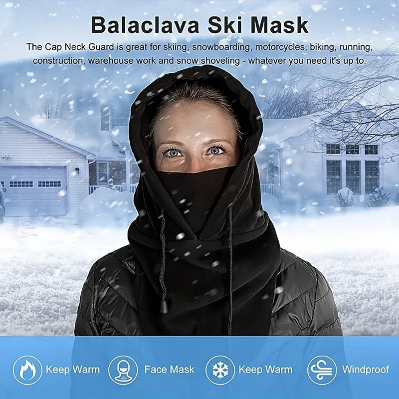 Unisex Thermal Knitted Mask Full Face Cover Outdoor Sports Cycling Balaclava
