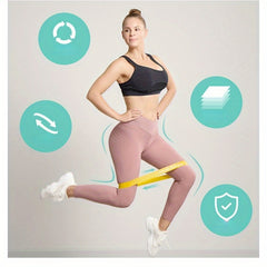 Resistance Loop Bands Elastic Yoga Fitness Strength Training