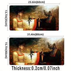 Anime Game Mat Large Size for Card Game 2MM Thickness