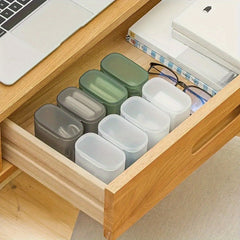 Waterproof Travel Cable Storage Box for Pins, Cables, Cosmetics & Jewelry