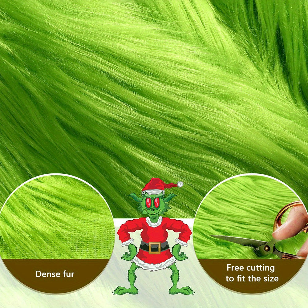 1pc Square Fur DIY Handcraft Fabric for Christmas Doll Making