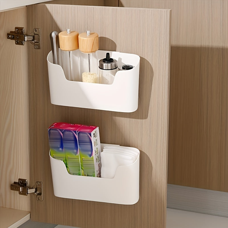 Wall Mounted Holder Magazines Organizer Adhesive Storage Rack