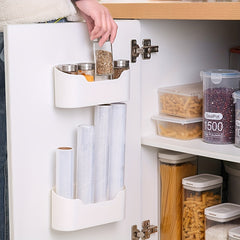 Wall Mounted Holder Magazines Organizer Adhesive Storage Rack