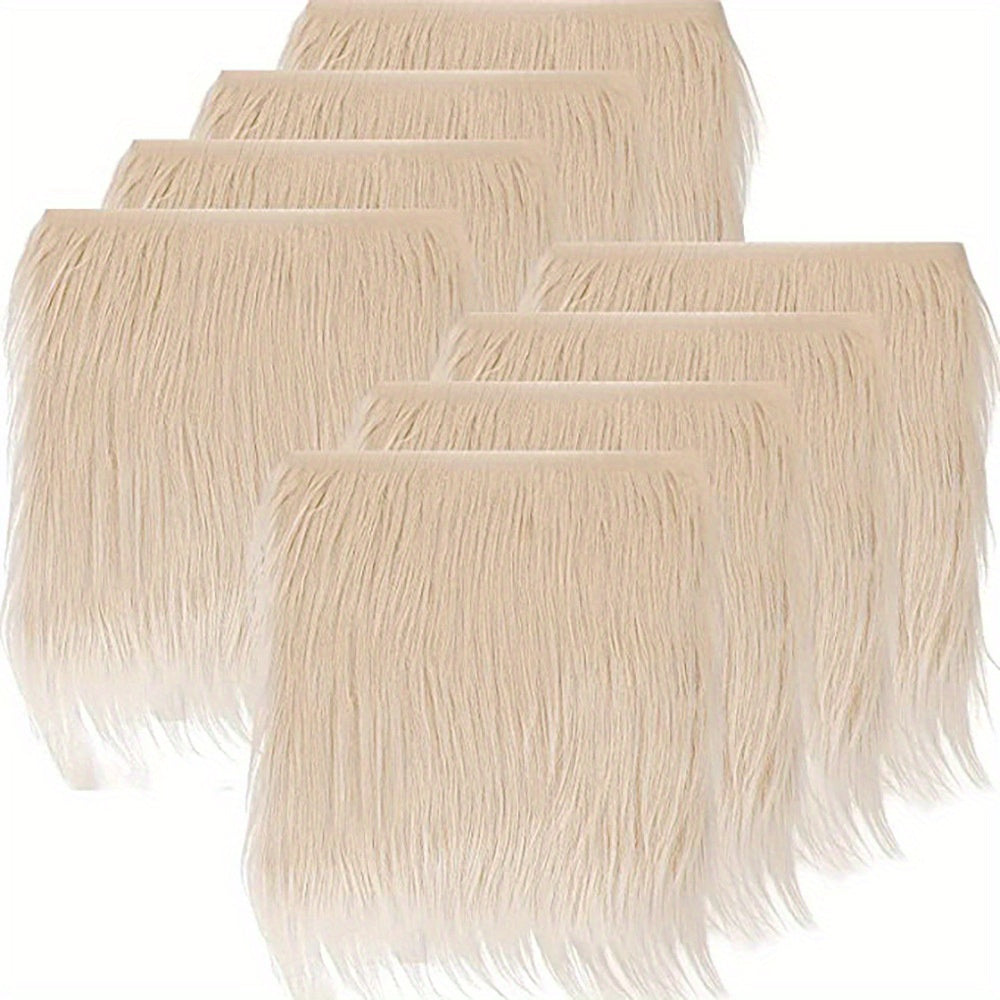 10inch Artificial Fur DIY Handicraft Fabric Plush Fabric Patch Decoration