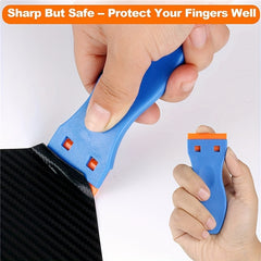 11pcs Plastic Razor Blade Scraper Tool for Stickers Decals Adhesi