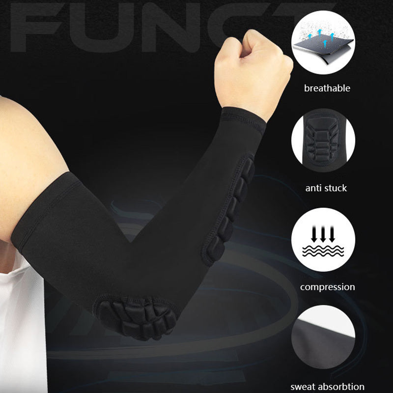 1pc Arm Sleeve Armband Elbow Support Basketball Arm Sleeve Brace Protector