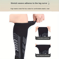 2pcs Compression Calf Ankle Sleeves Anti Collision Shin Guards