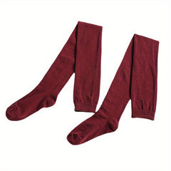 Solid Thigh High Socks Women's Over The Knee Stockings