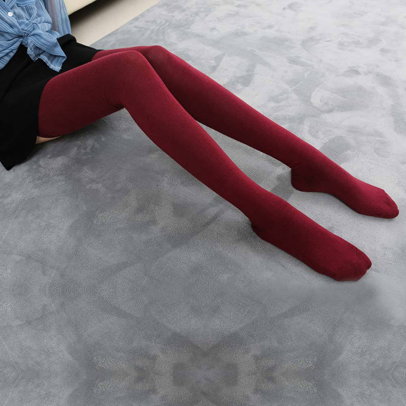 Solid Thigh High Socks Women's Over The Knee Stockings