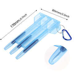 50g Clear Plastic Dart Storage Box with Locking Biner