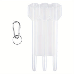 50g Clear Plastic Dart Storage Box with Locking Biner