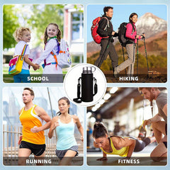 Water Bottle Sleeve Holder Carrier Strap Pouch Cover 550ml-1000ml