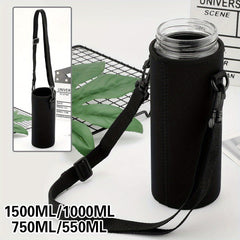 Water Bottle Sleeve Holder Carrier Strap Pouch Cover 550ml-1000ml