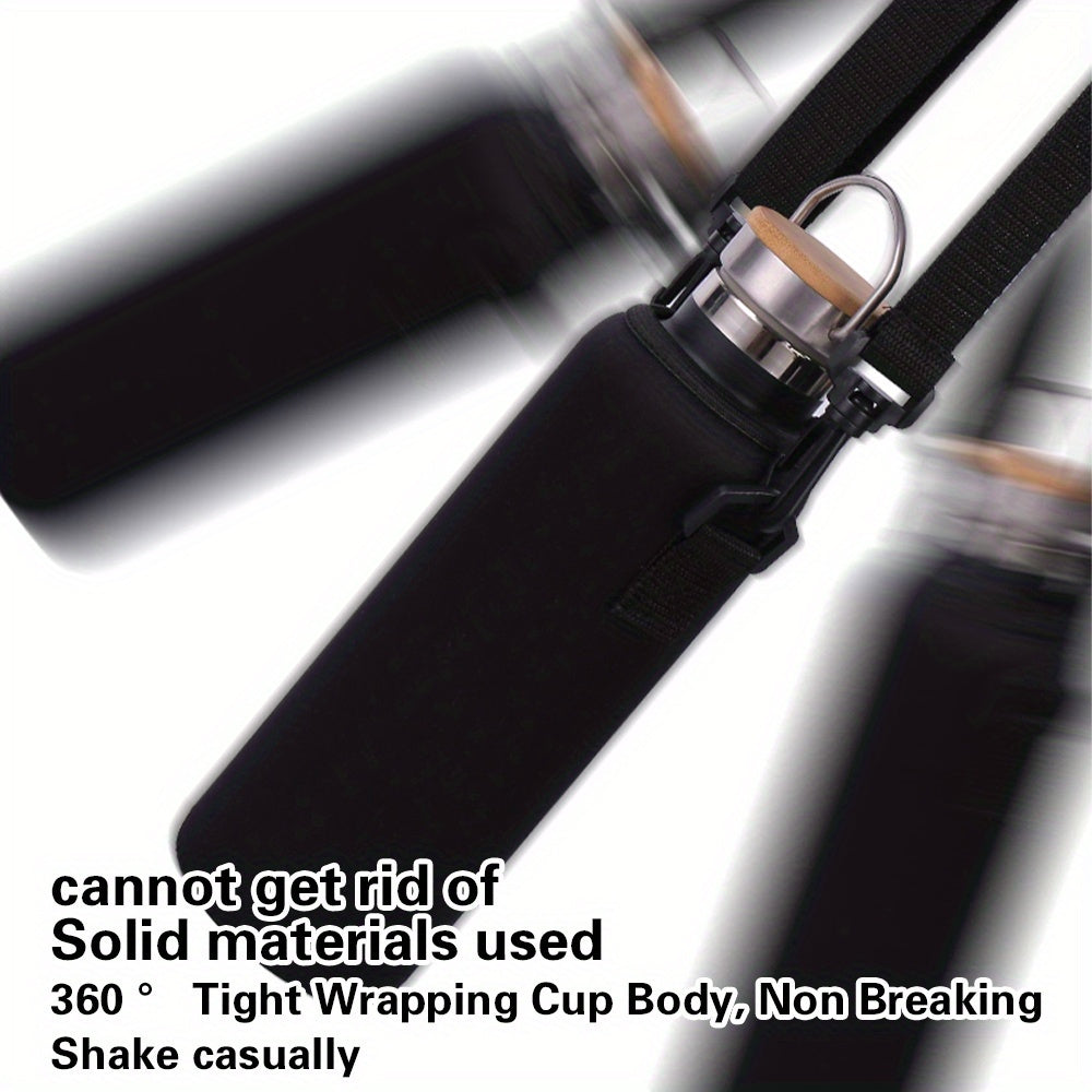 Water Bottle Sleeve Holder Carrier Strap Pouch Cover 550ml-1000ml