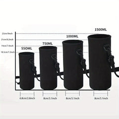 Water Bottle Sleeve Holder Carrier Strap Pouch Cover 550ml-1000ml