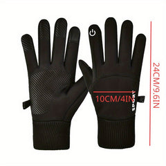 Waterproof Touchscreen Winter Gloves for Running